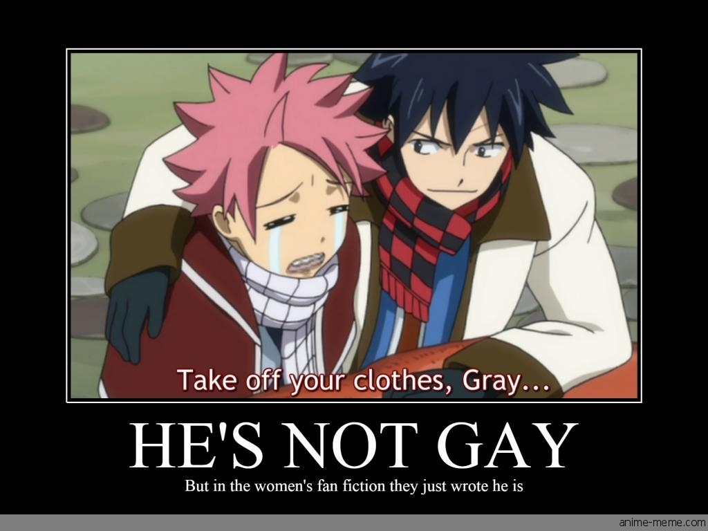 He's not gay