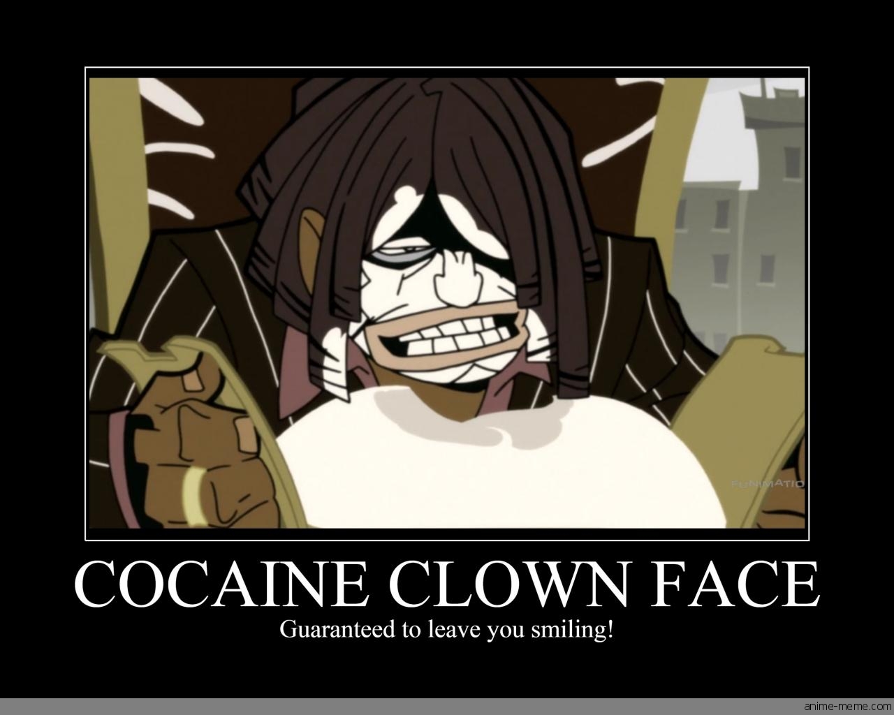 Cocaine Clown Face