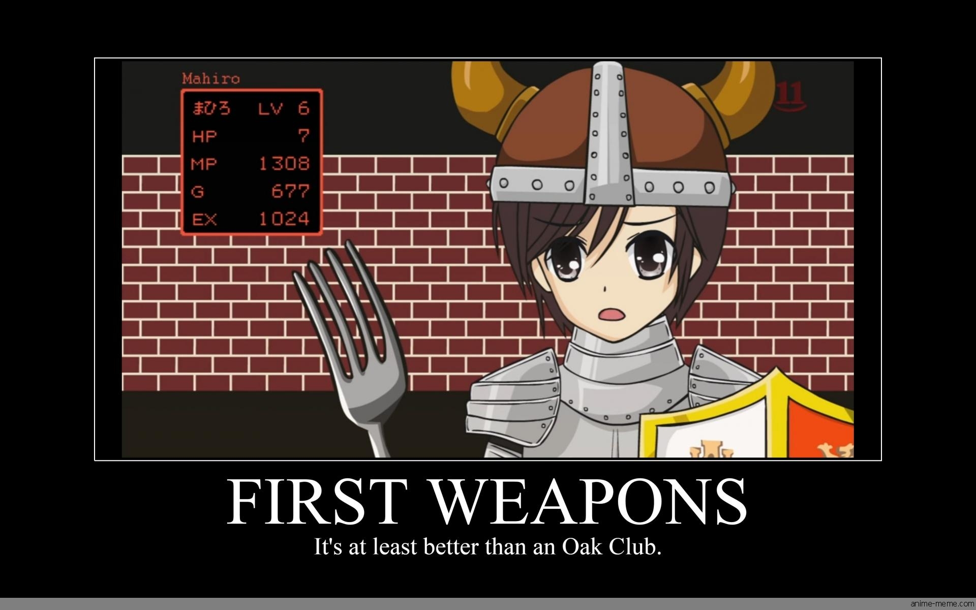 First Weapons