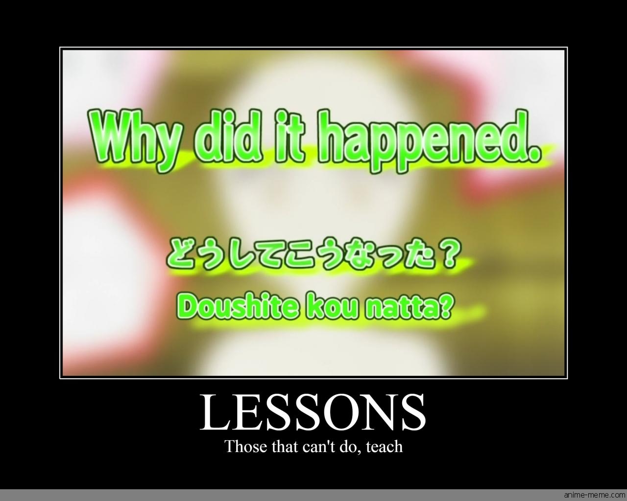 Lessons