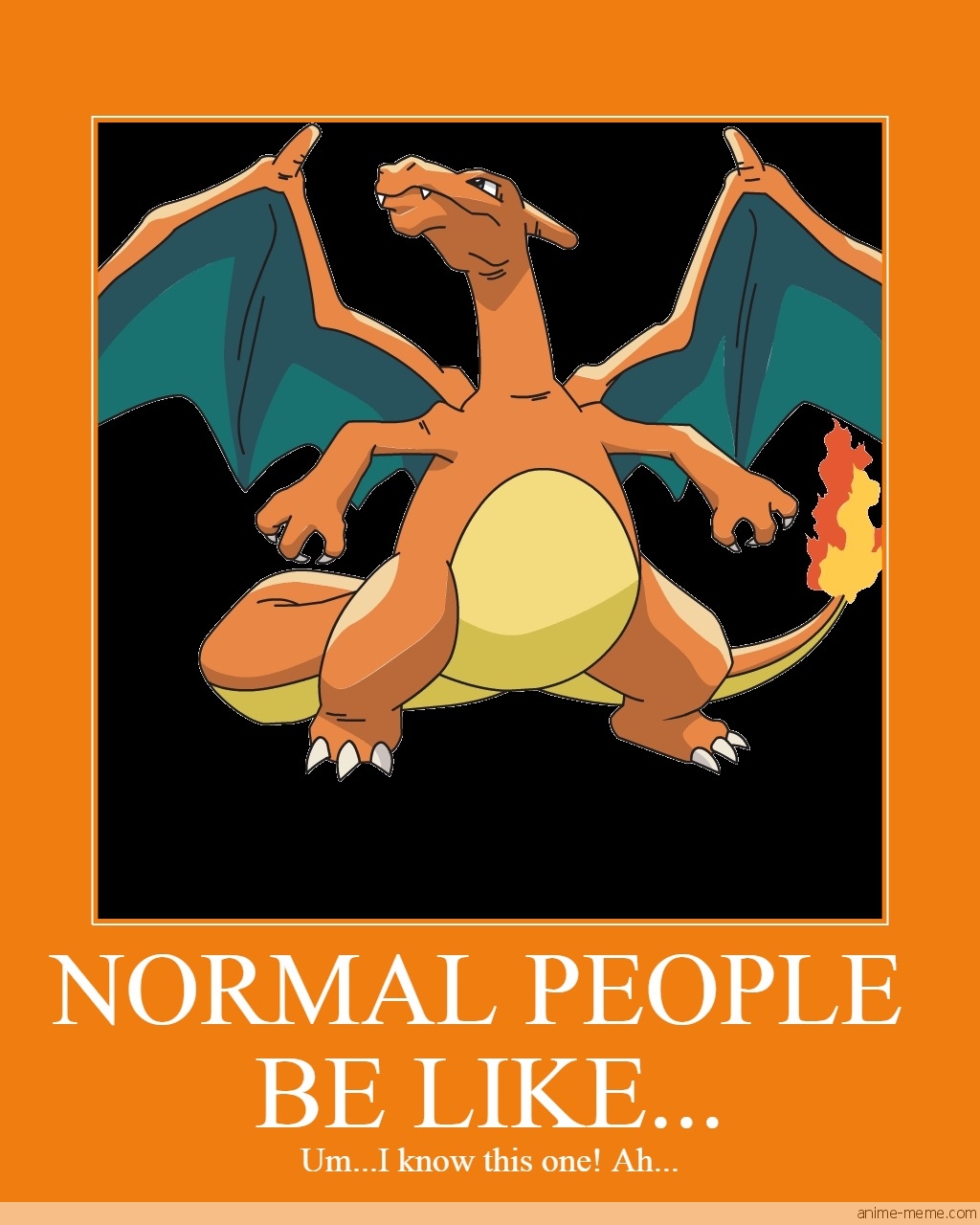 Normal people be like...
